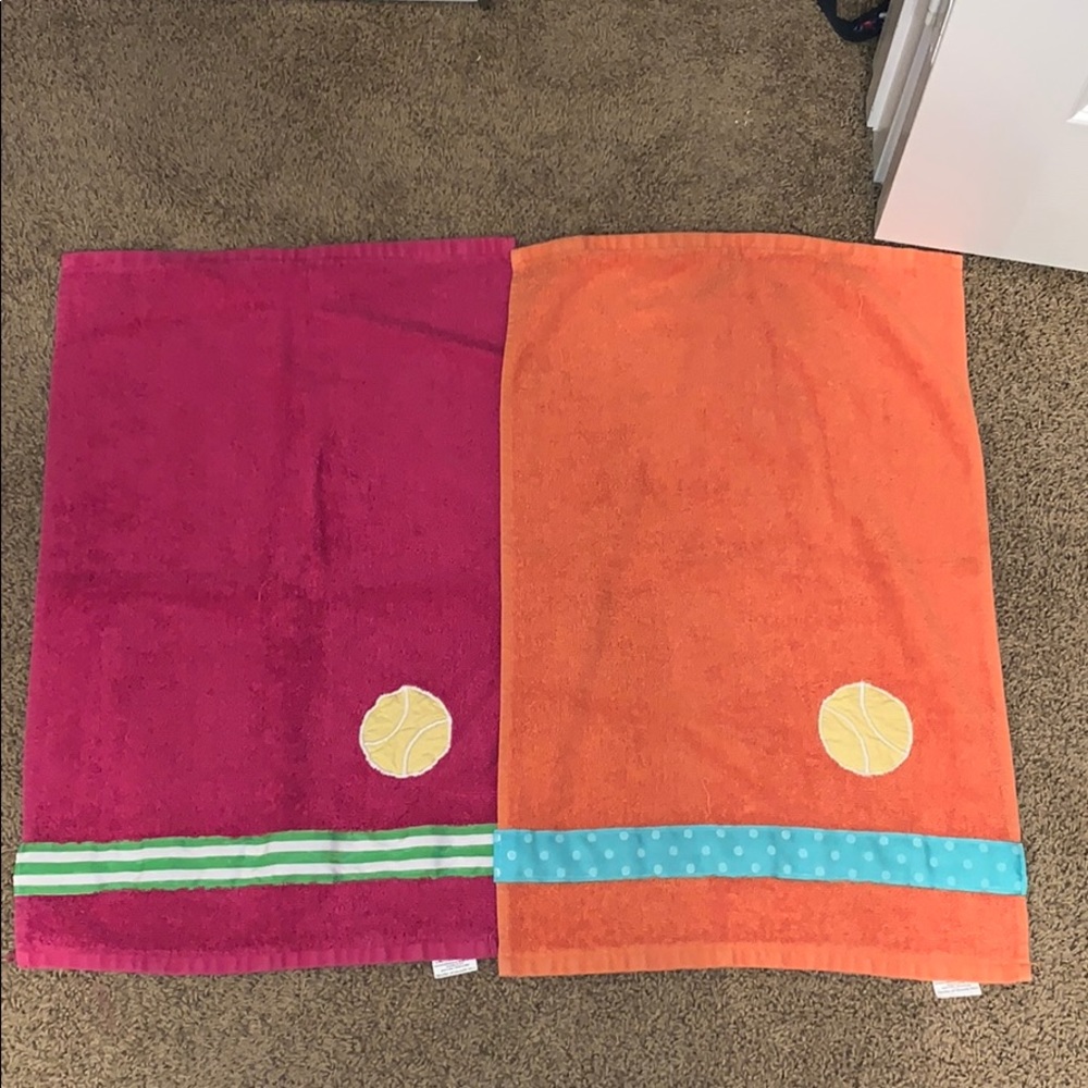Tennis ball towels